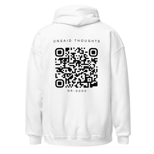 Unsaid Thoughts QR Hoodie
